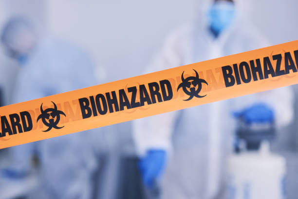 Professional Biohazard Cleanup technician working in Bremerton, WA